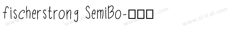 fischerstrong SemiBo字体转换